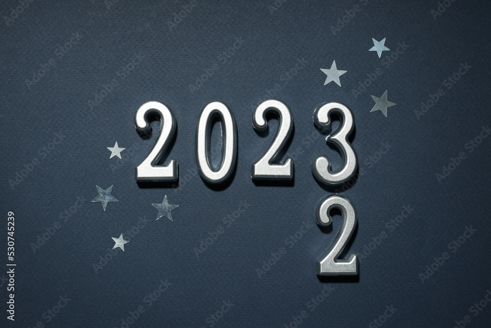 Concept of Change of year 2022 and 2023 Concept of Change of year 2022 and 2023