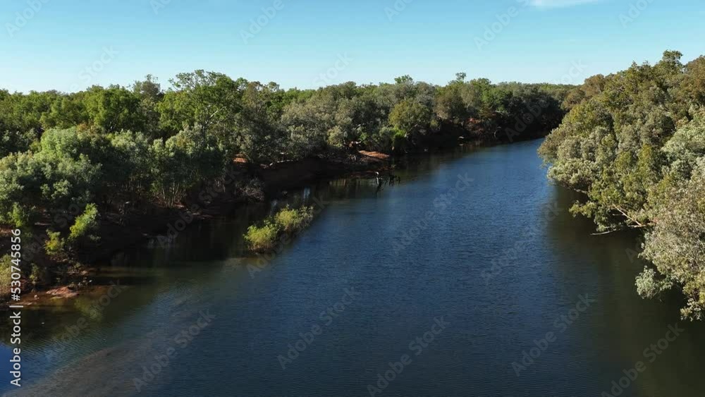 Beautiful river flowing through the Kimberley's in North Western Australia Beautiful river flowing through the Kimberley's in North Western Australia