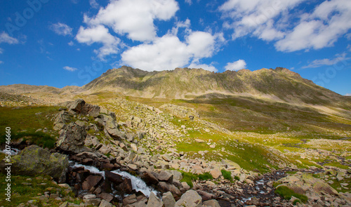 Vercenik Valley Tatos Lakes Peaks route, it is possible to climb the Kackars over the Hemsin valley, from the Verçenik plateau. photo