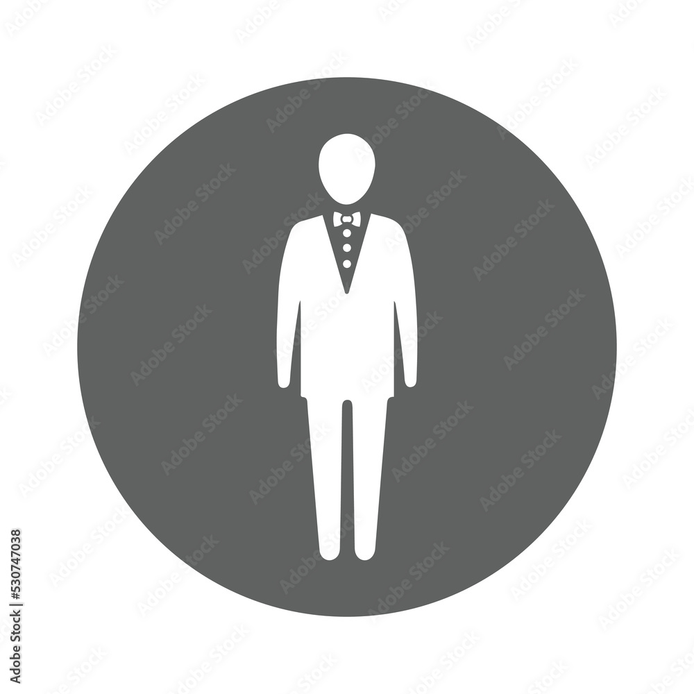 Man, Gentle man icon. Gray vector sketch. Man, Gentle man icon. Gray vector sketch.