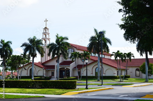 Church on Marco Island at the Gulf of Mexico, Florida