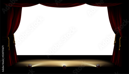 Theater Stage Background photo