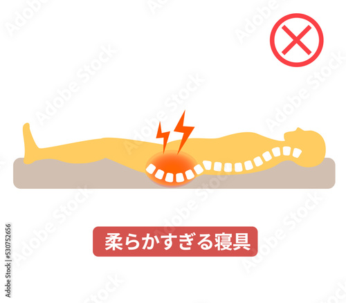 腰痛と姿勢　背骨とマットレスや寝具の関係