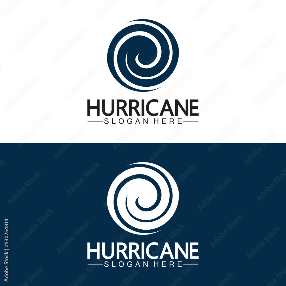 Hurricane logo symbol icon illustration vector Hurricane logo symbol icon illustration vector