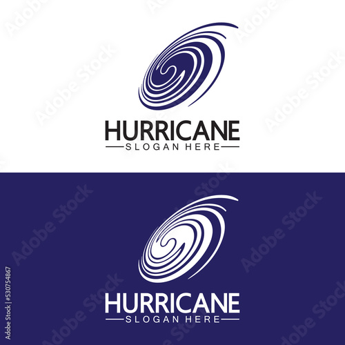 Hurricane logo symbol icon illustration vector