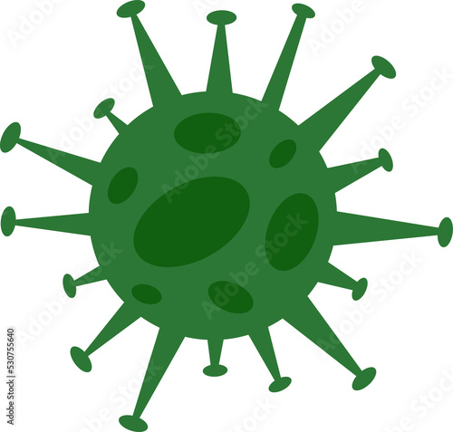 Virus flat icon