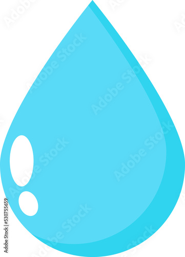 Water drop icon aqua