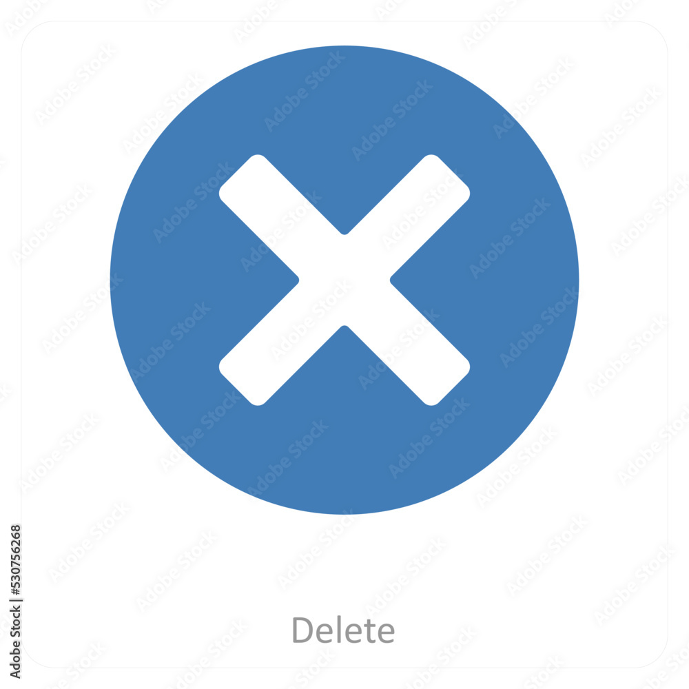 Obraz premium Delete