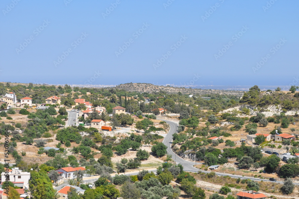 The beautiful village of Sotira, Limassol in the province of Limassol, in Cyprus
