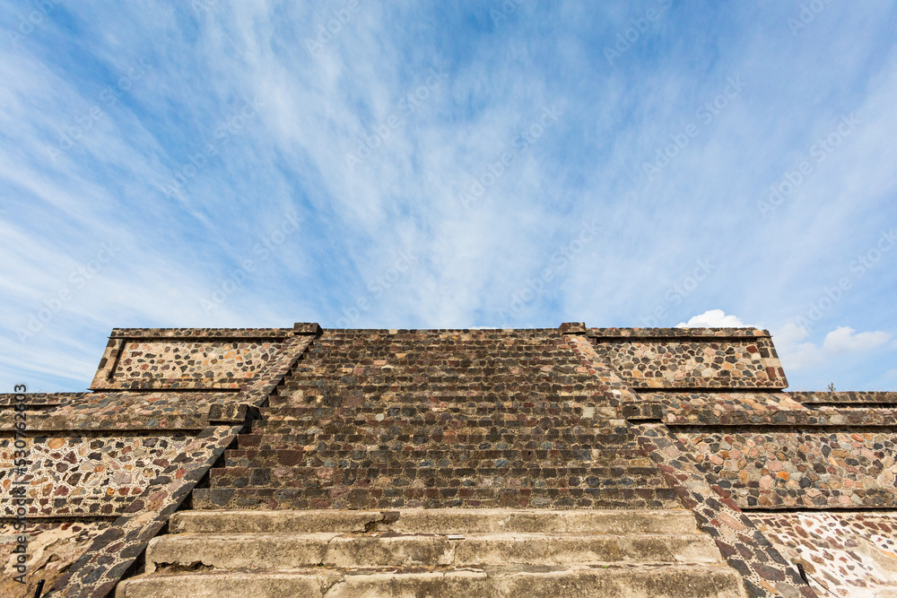 Teotihuacan pyramids landscape in Mexico Teotihuacan pyramids landscape in Mexico