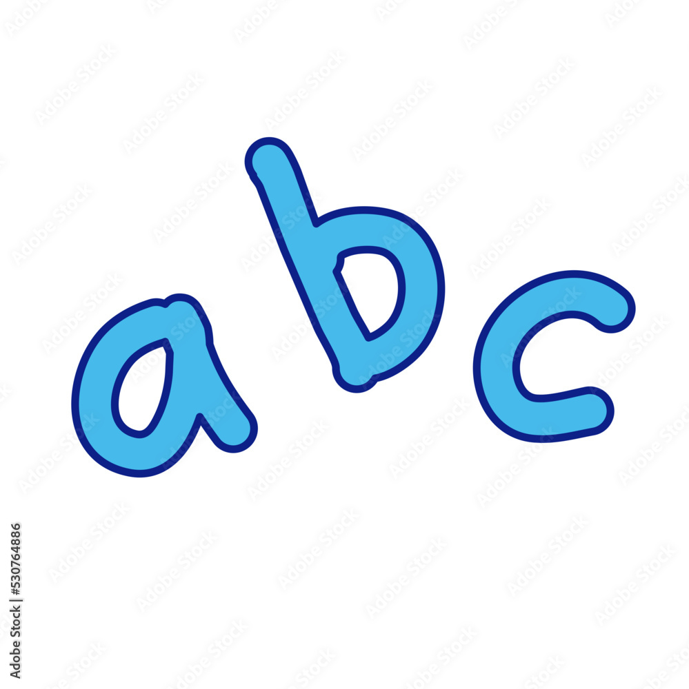 Doodle abc school hand drawn Doodle abc school hand drawn