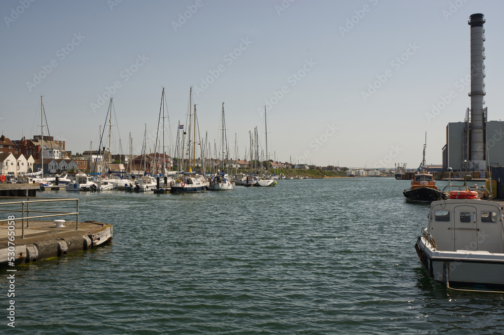 Fototapeta premium Port and Marina, Shoreham, England