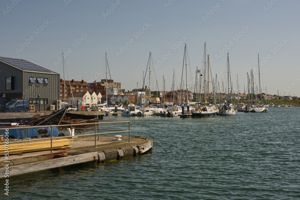 Marina and port at Shoreham, England
