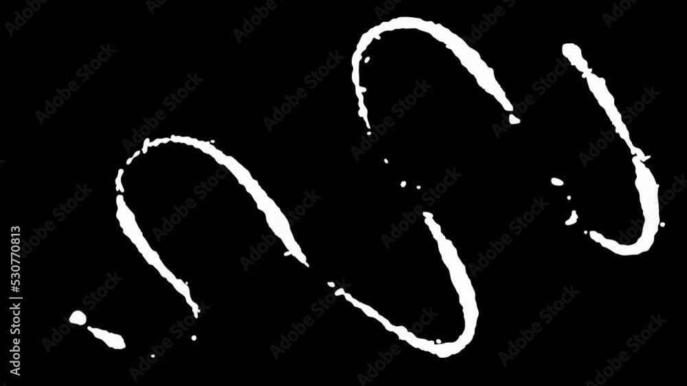 Water liquid lines fx shape, transparent background, alpha prores alpha ...