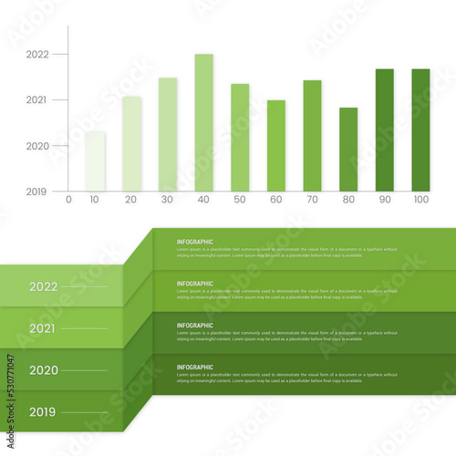 Editable 3D Colorful Strategic Infographic Illustration