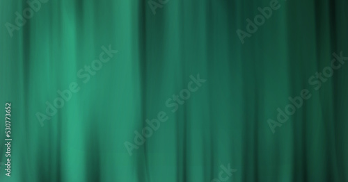Green cloth background abstract with soft waves