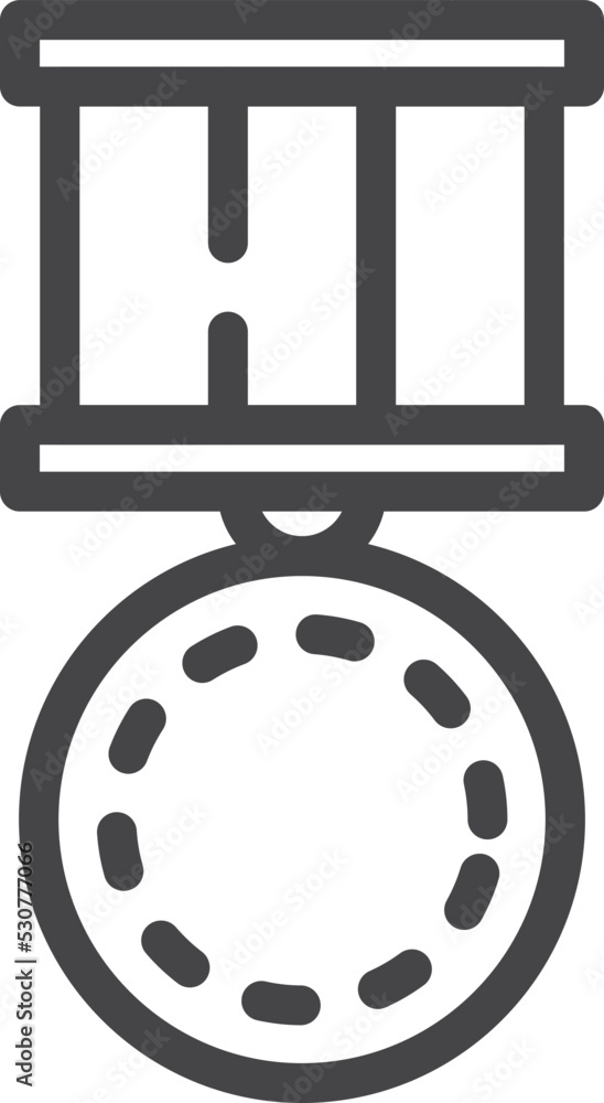 Medal line icon. Honor trophy. Award symbol Medal line icon. Honor trophy. Award symbol