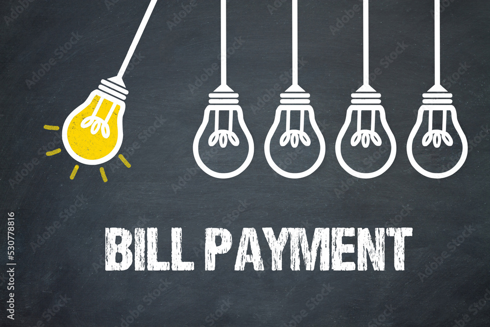 Fototapeta premium Bill payment 