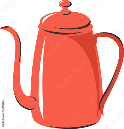 Coffee pot or kettle. 