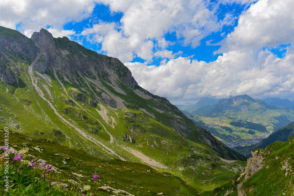Fototapeta premium Zürs am Arlberg / Lechquellengebirge. Vorarlberg (Österreich)