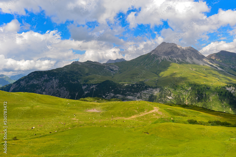 Lechtaler Alpen bei Zürs-Lech, Vorarlberg Lechtaler Alpen bei Zürs-Lech, Vorarlberg