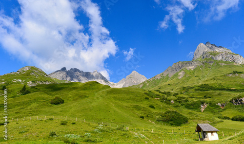 Lechquellengebirge in Vorarlberg    sterreich 