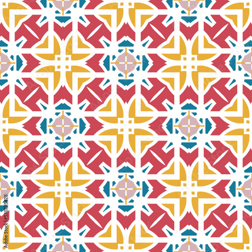 Geometric pattern. Seamless vector background. Ethnic graphic design.