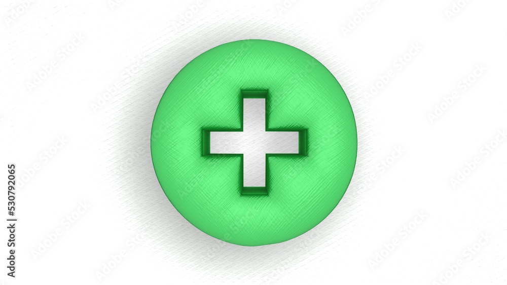 plus icon button 3d illustration rendering plus icon button 3d illustration rendering