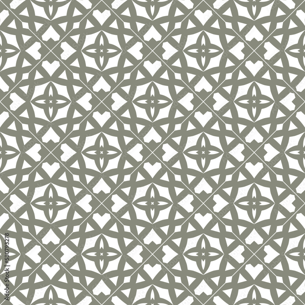 Fototapeta premium Abstract geometric pattern. A seamless background, vintage texture.