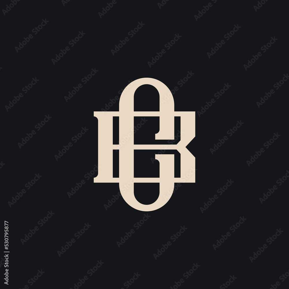 Initial based clean and minimal letter. BC CB B C Monogram Logo Template. Elegant luxury alphabet vector design Initial based clean and minimal letter. BC CB B C Monogram Logo Template. Elegant luxury alphabet vector design