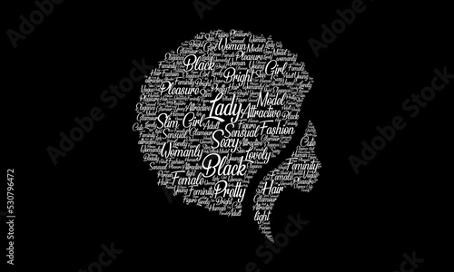 Woman word cloud vector illustration design l Word art for womens day or mothers day l Feminity l Femaleness l Mum l Female l Womanhood l Motherhood l Mothers Day l Womens Day l 8th march