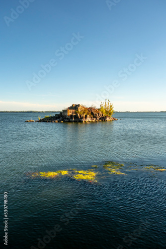 A small island on the lake