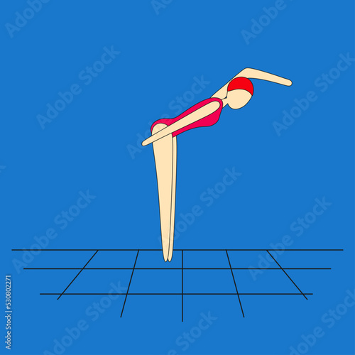 Perform simulated chest exercises with arms bent over land. Swimming pool instruction.