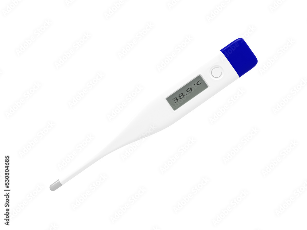 Electronic modern clinical digital thermometer. Temperature Measurement Device. Fever diagnostic and healthcare concept. In transparent png Electronic modern clinical digital thermometer. Temperature Measurement Device. Fever diagnostic and healthcare concept. In transparent png