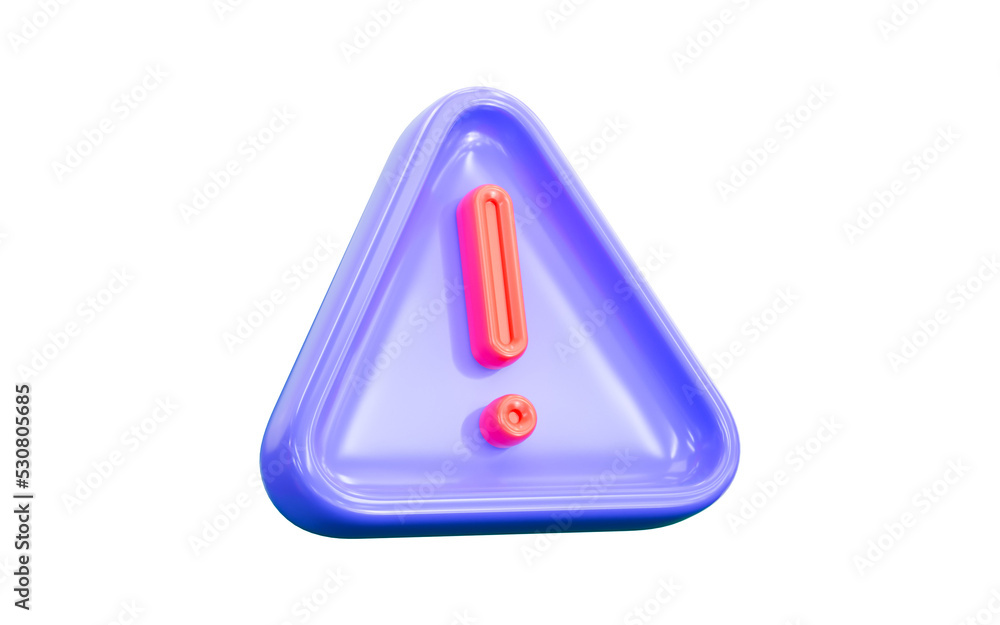 exclamation sign 3d render concept for alert warning danger attention traffic signal exclamation sign 3d render concept for alert warning danger attention traffic signal