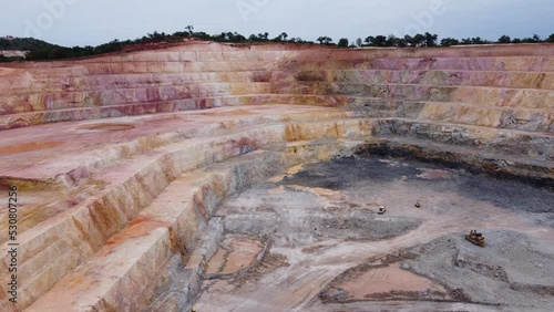 Mine in Africa - Mine en Afrique 4 - Guinee Conakry, taken with drone 