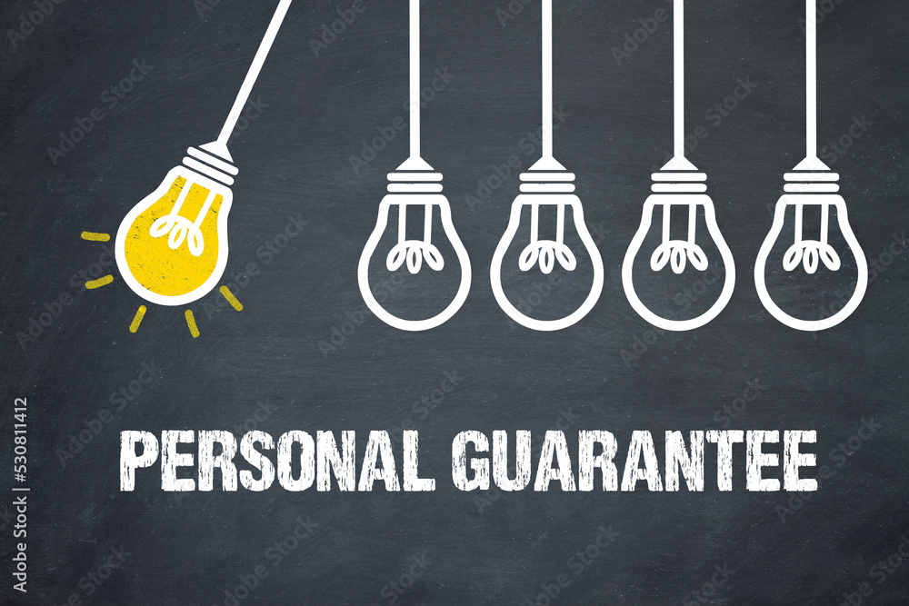 Fototapeta premium Personal Guarantee