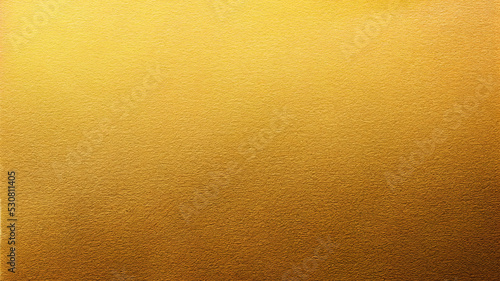 watercolor yellow gold gradient background. Blank sheet of paper.