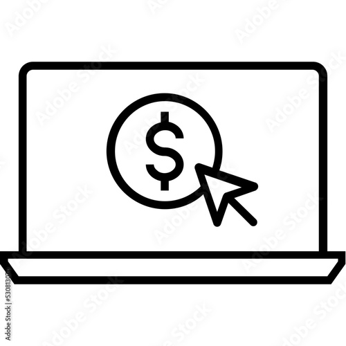 PPC Line Vector Icon
