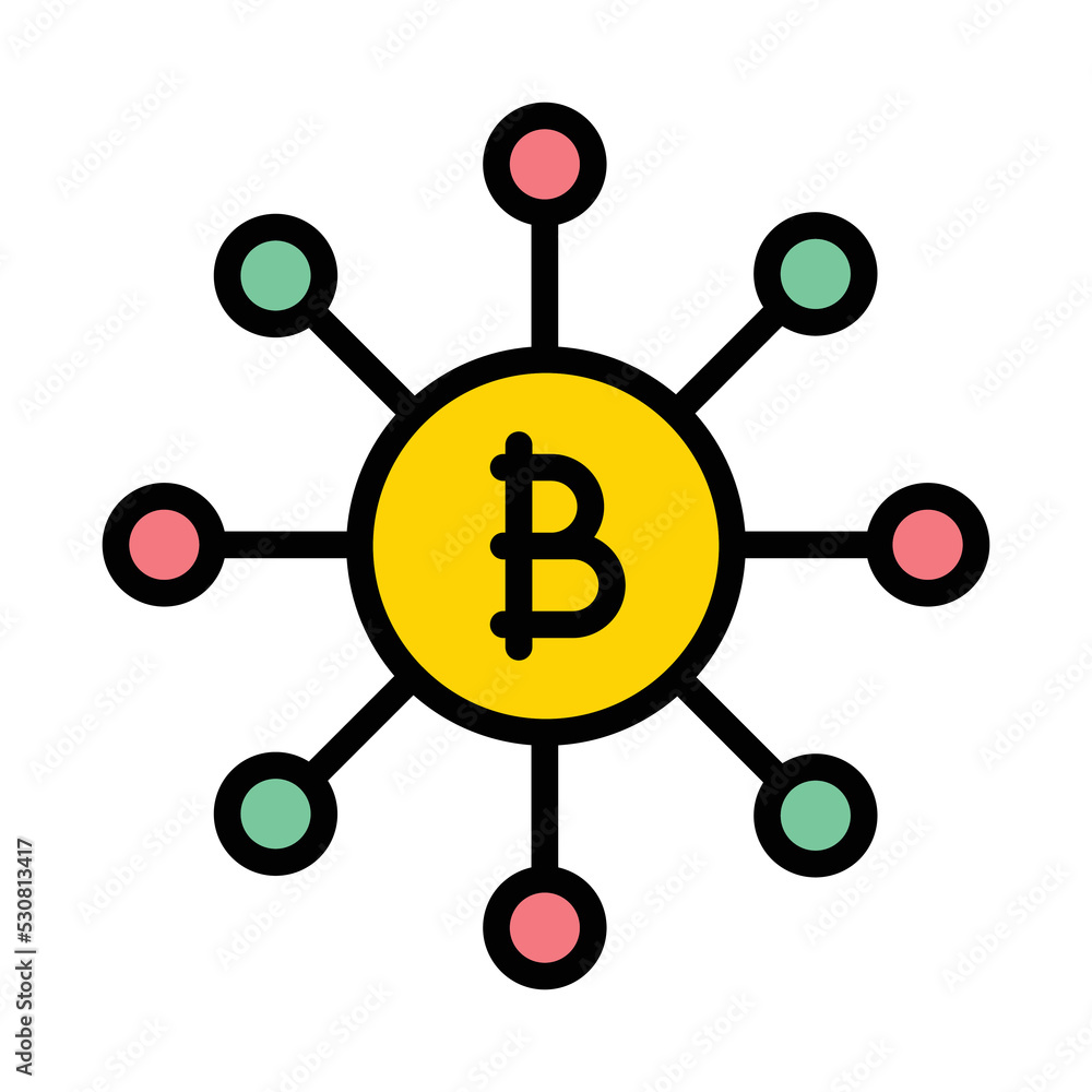 Bitcoin networking Vector Icon which is suitable for commercial work and easily modify or edit it
Bitcoin networking Vector Icon which is suitable for commercial work and easily modify or edit it