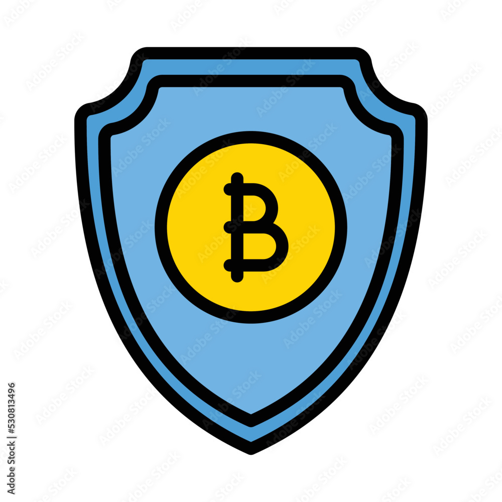 Bitcoin shield Vector Icon which is suitable for commercial work and easily modify or edit it
Bitcoin shield Vector Icon which is suitable for commercial work and easily modify or edit it