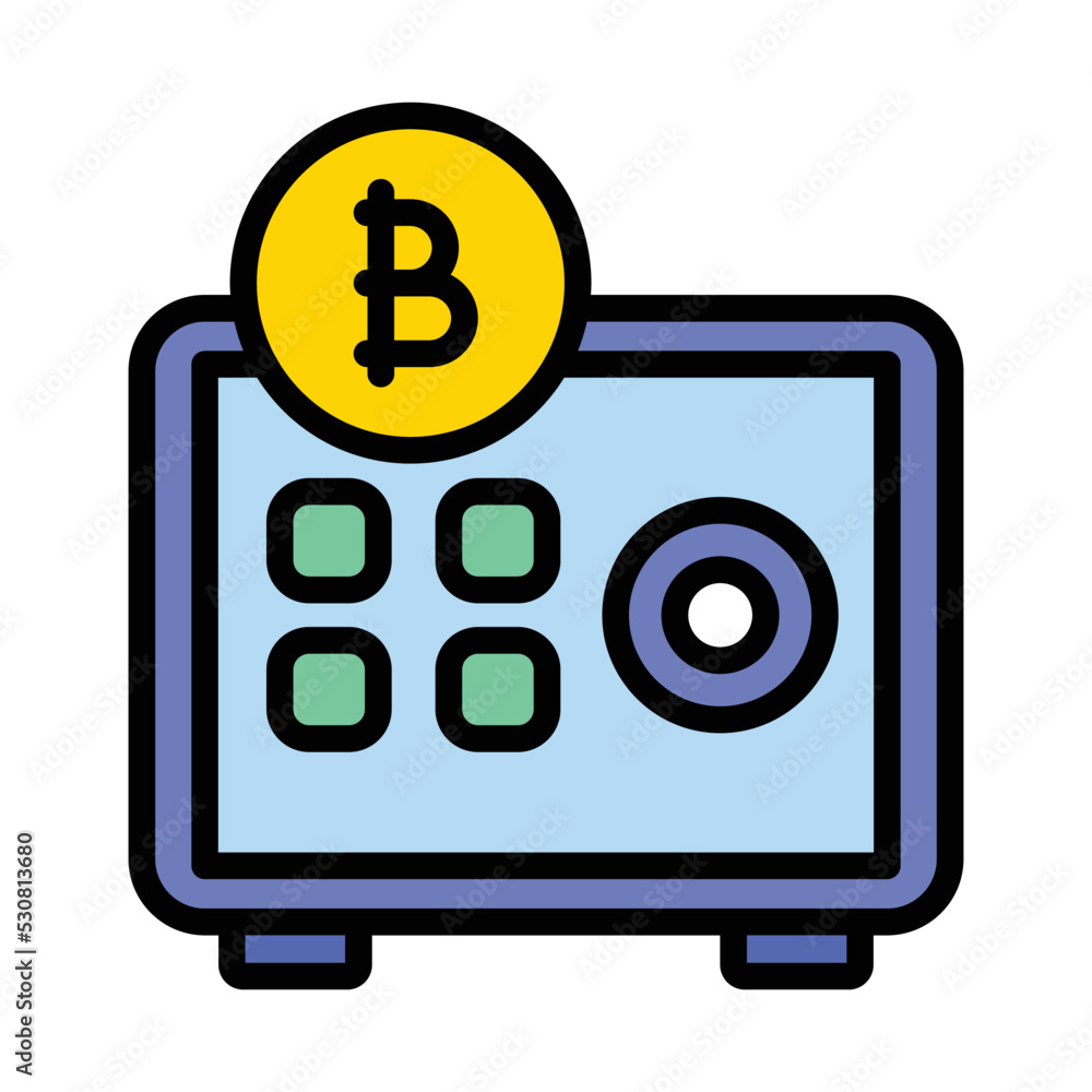 Bitcoin locker Vector Icon which is suitable for commercial work and easily modify or edit it
Bitcoin locker Vector Icon which is suitable for commercial work and easily modify or edit it