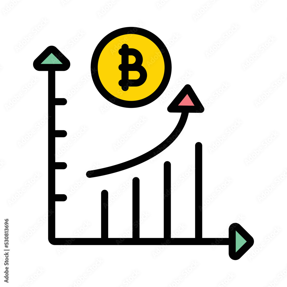 Bitcoin graph Vector Icon which is suitable for commercial work and easily modify or edit it
Bitcoin graph Vector Icon which is suitable for commercial work and easily modify or edit it