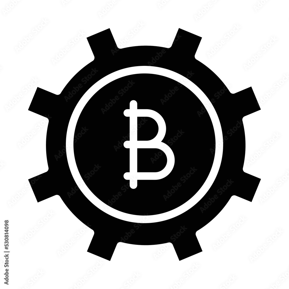 Bitcoin cogwheel Vector Icon which is suitable for commercial work and easily modify or edit it
Bitcoin cogwheel Vector Icon which is suitable for commercial work and easily modify or edit it