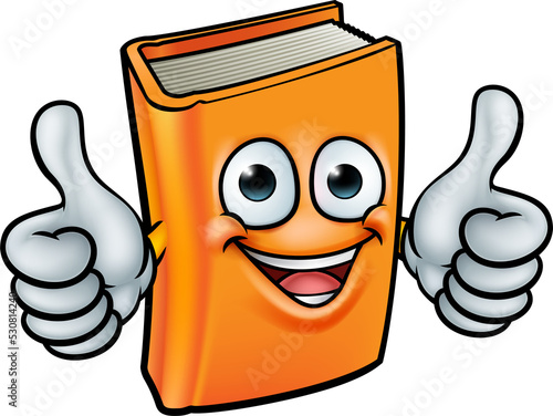 Book Cartoon Character