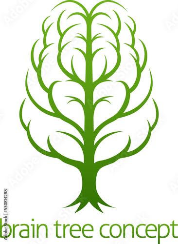 Tree Brain Concept