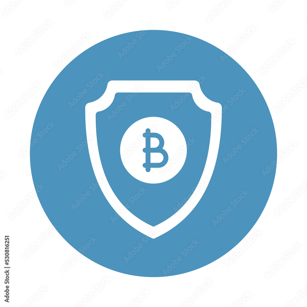 Bitcoin shield Vector Icon which is suitable for commercial work and easily modify or edit it
Bitcoin shield Vector Icon which is suitable for commercial work and easily modify or edit it