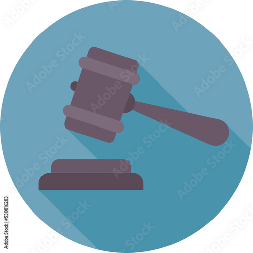 Auction Colored Vector Icon