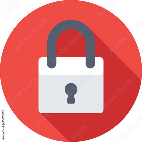 Lock Colored Vector Icon