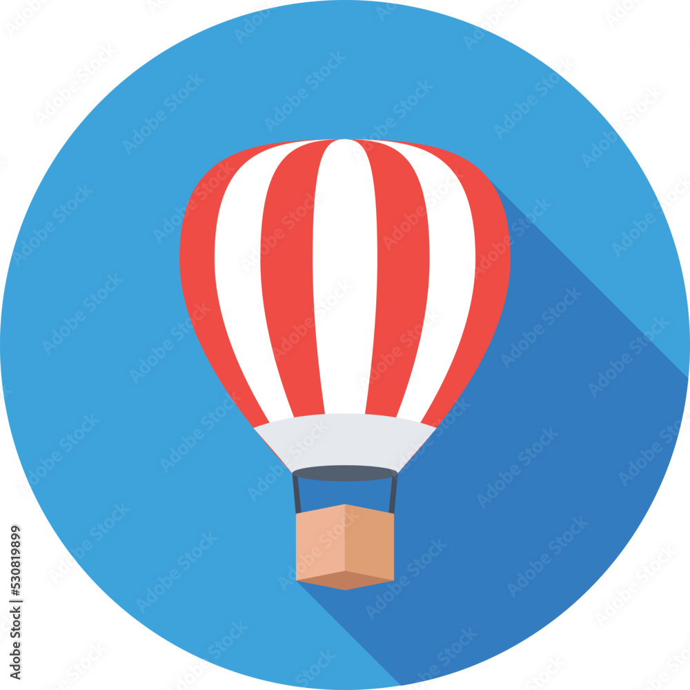 Fototapeta premium Air Balloon Vector Icon